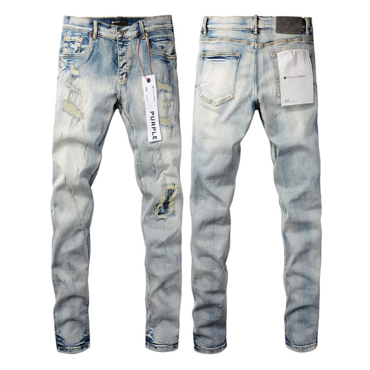 Purple slim fit jeans