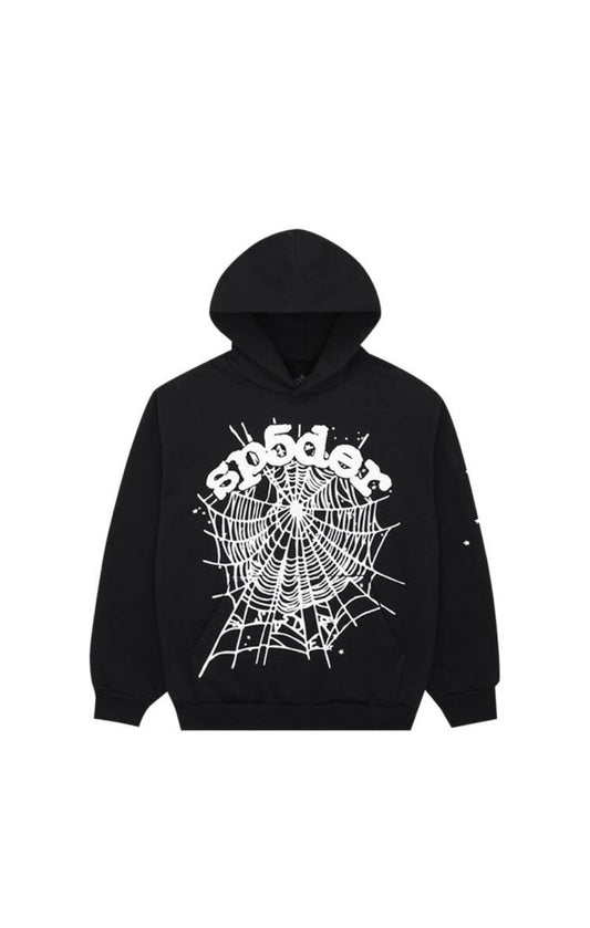 Sp5der OG Web Hoodie 'Black'