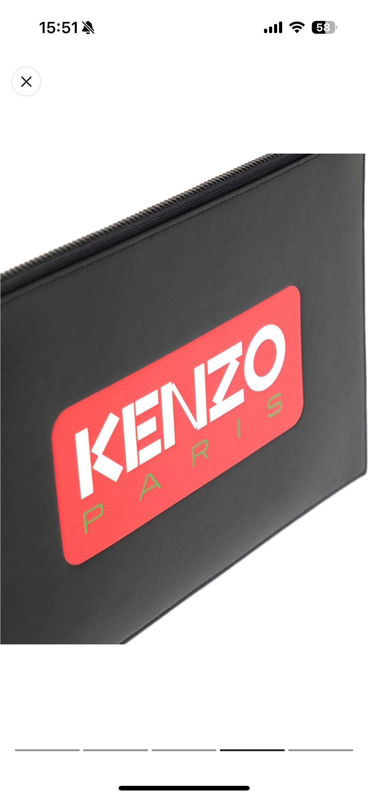 Kenzo
logo-print clutch bag