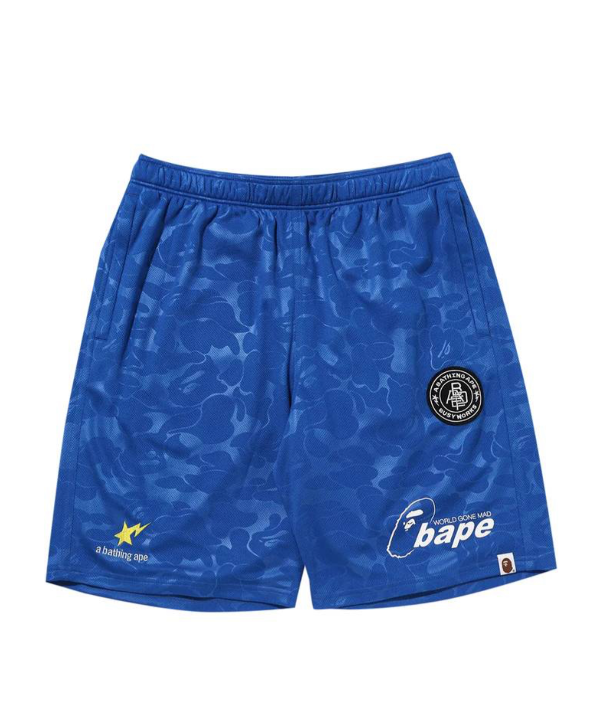 BAPE Soccer Game Shorts 'Blue'