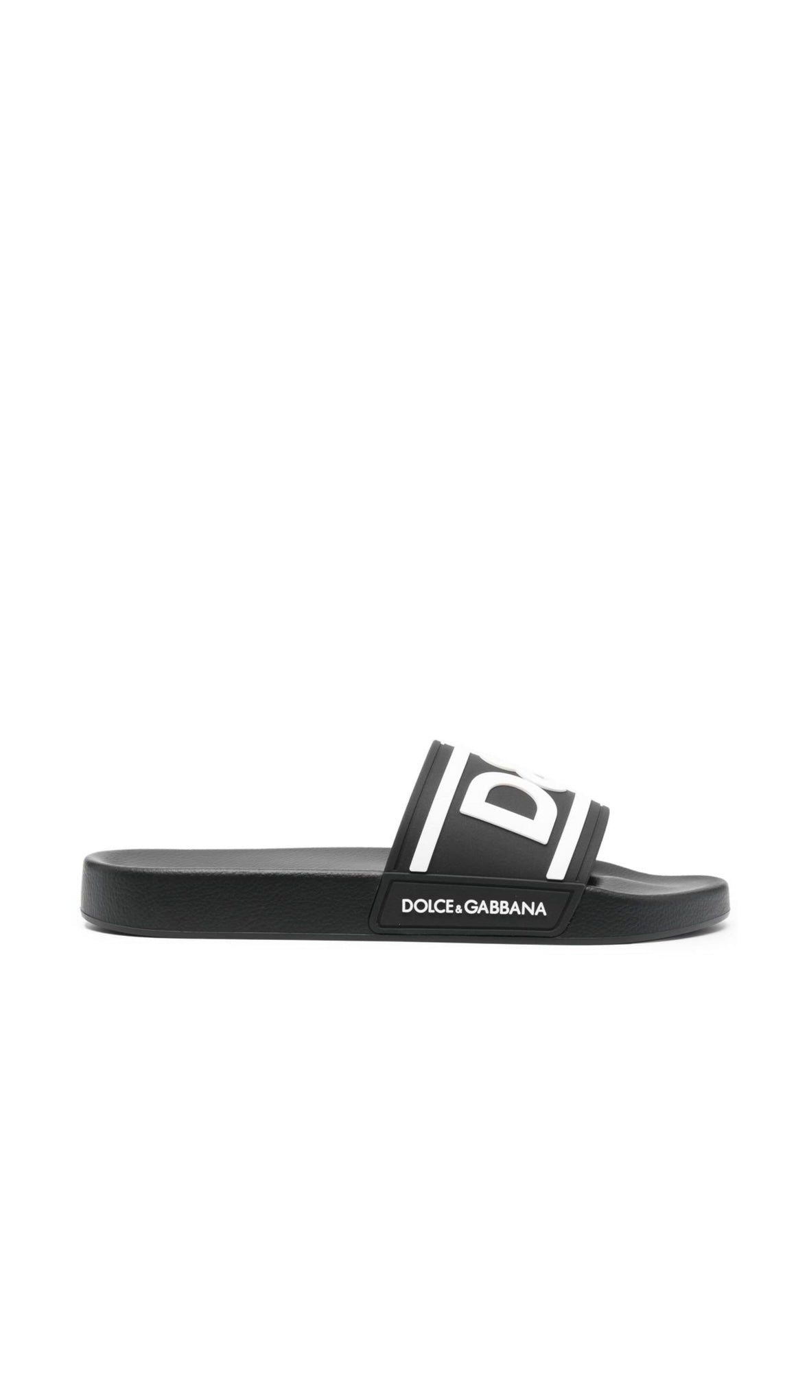 Dolce & Gabbana logo-print beach sliders