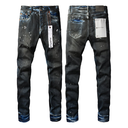 Purple slim fit jeans