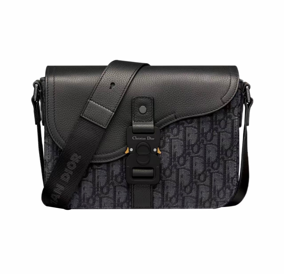 DIOR Saddle Bag Black Grained