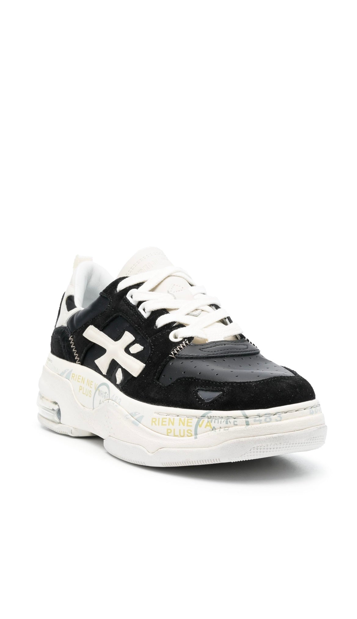 Premiata
Drake logo-patch sneakers