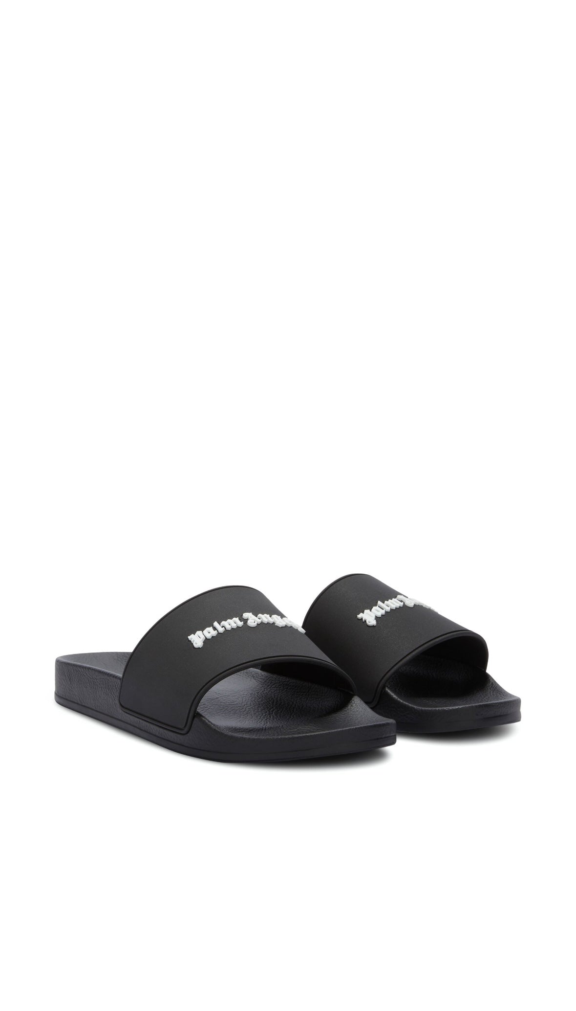 Palm Angels logo-embossed pool slides