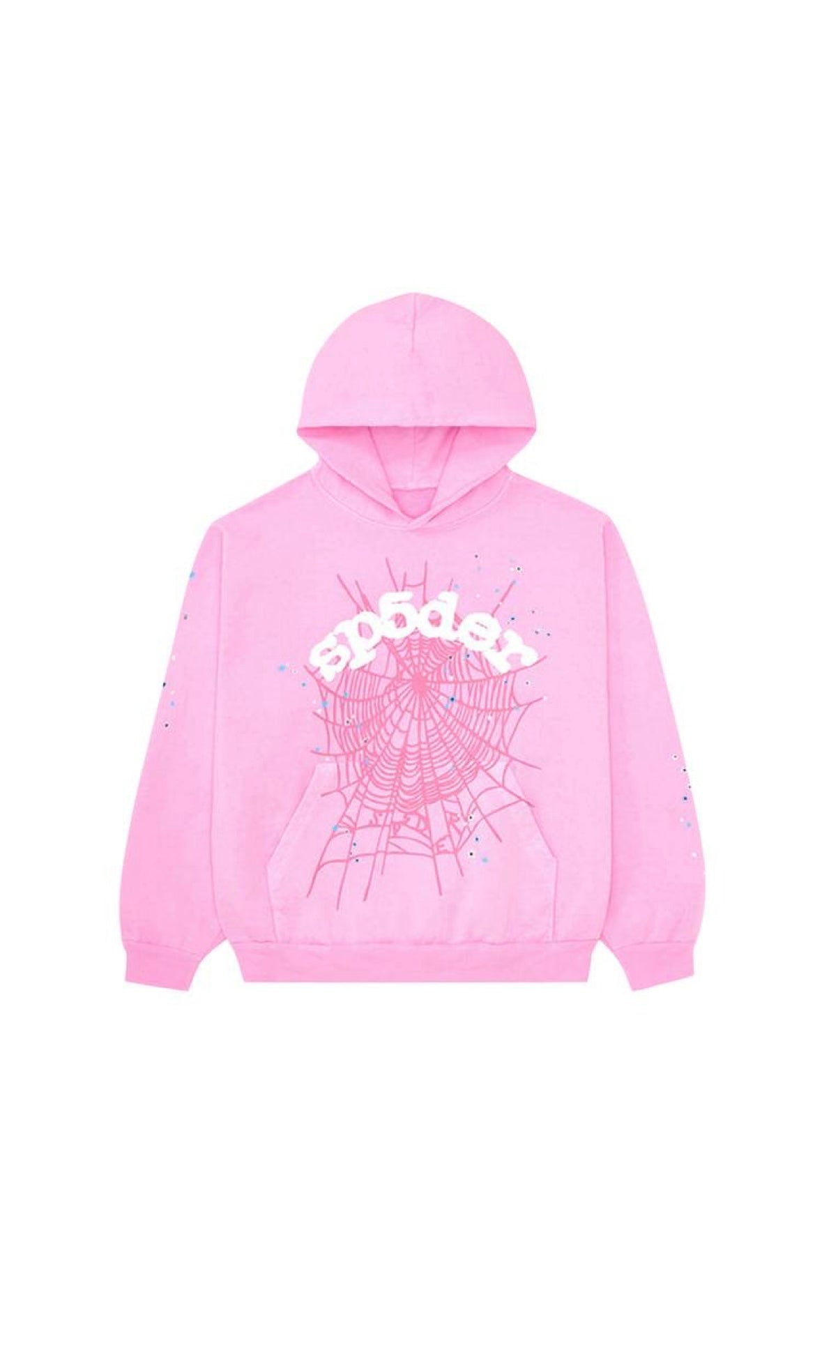 Sp5der OG Web Hoodie 'Pink'