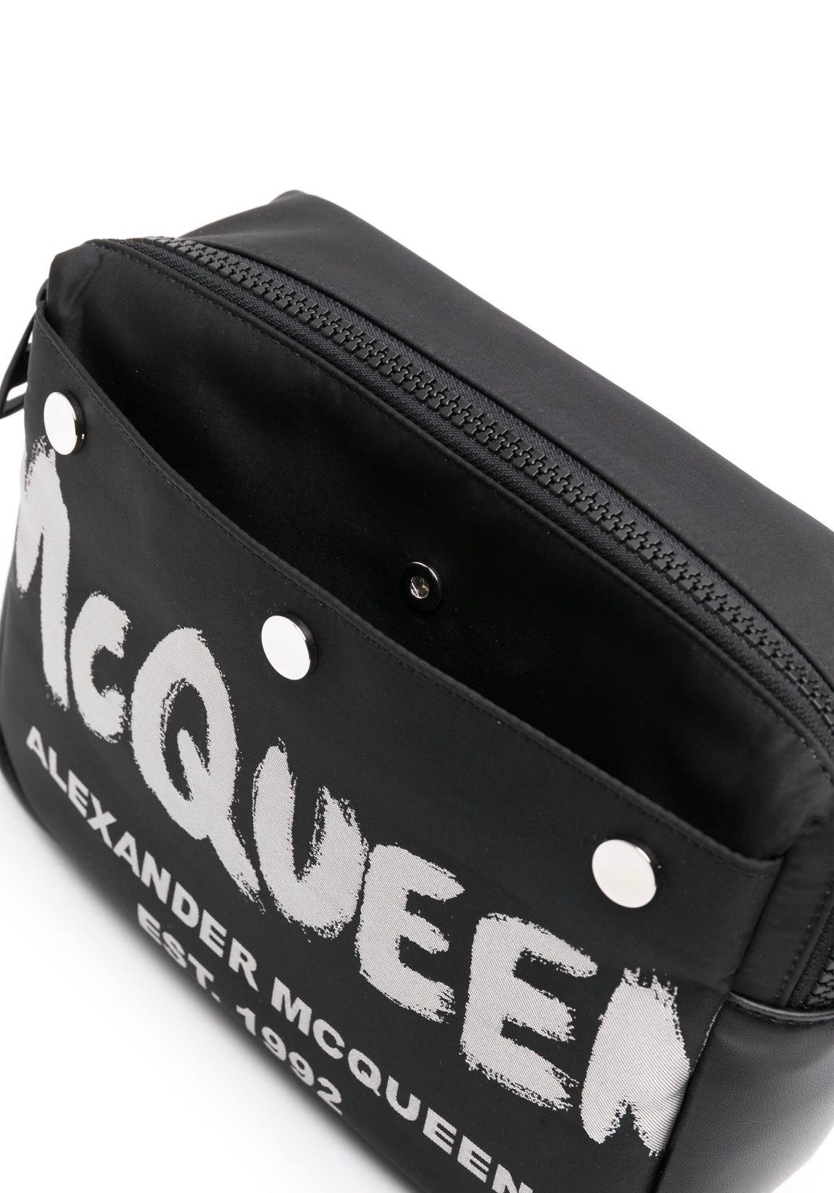 Alexander McQueen
logo-print messenger bag