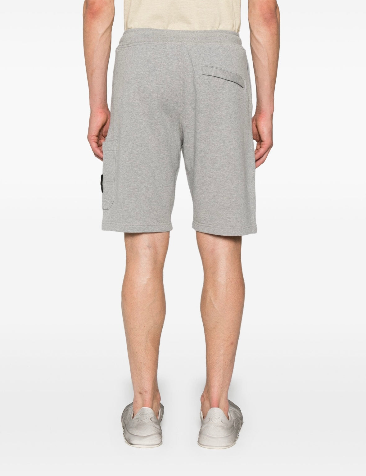 Stone Island
Compass-badge mélange cotton shorts