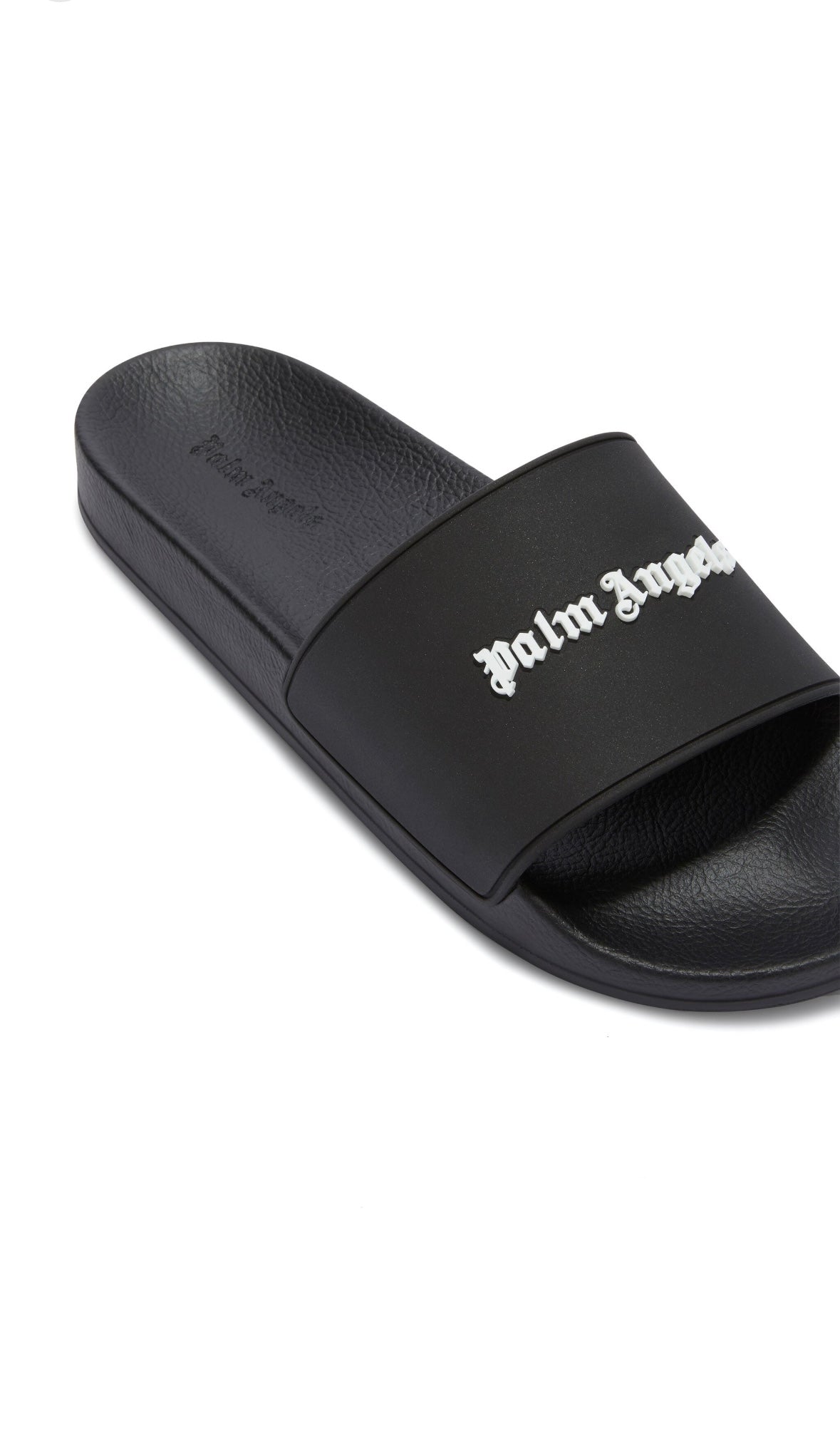 Palm Angels logo-embossed pool slides