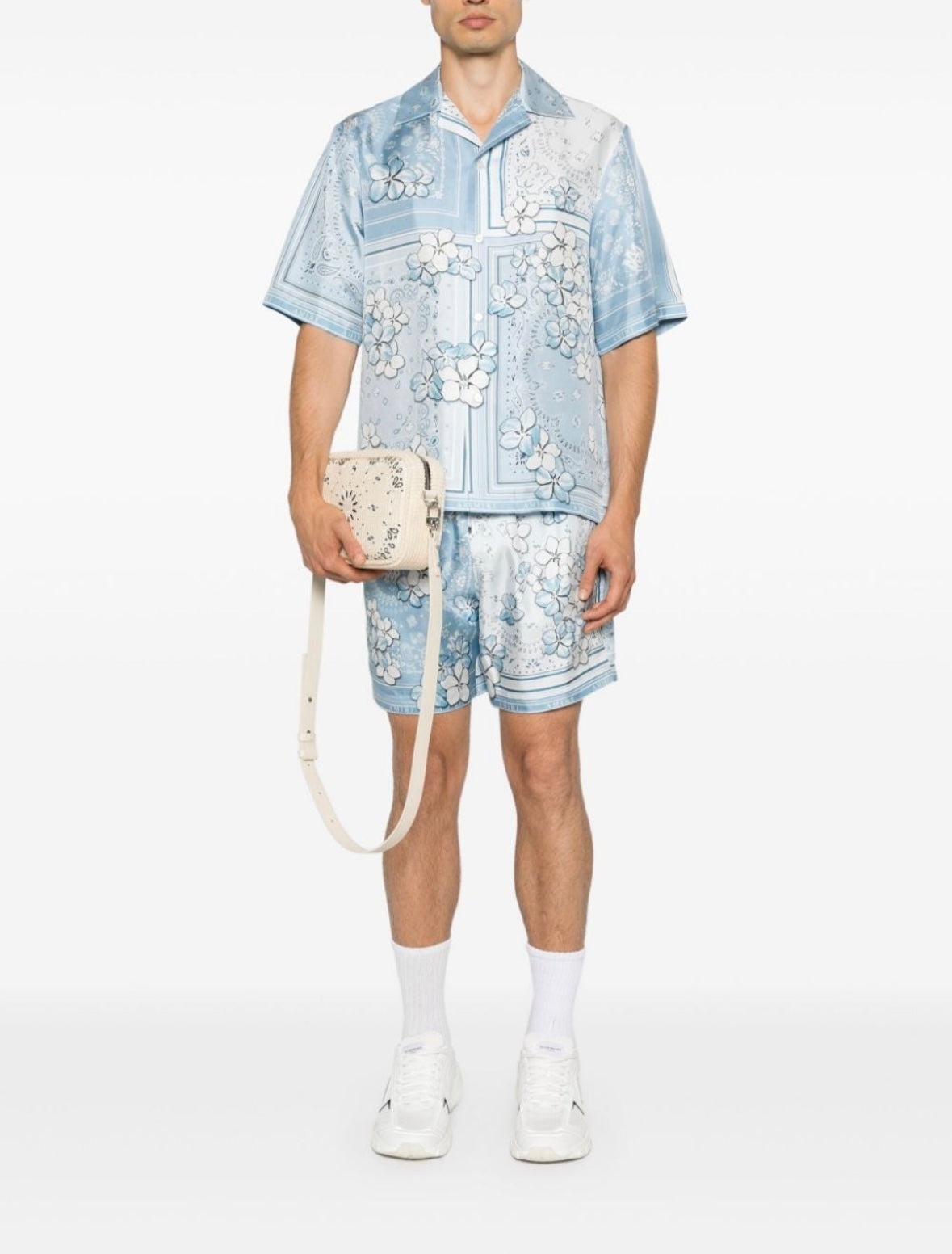 AMIRI
Bandana floral silk shorts