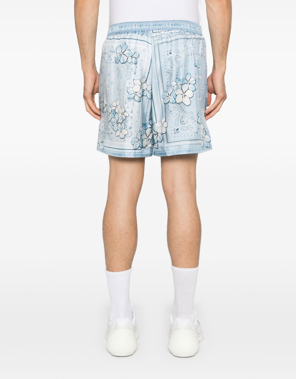 AMIRI
Bandana floral silk shorts