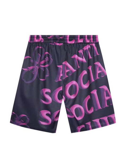 Anti Social Social Club Coral Crush
Mesh Bored Shorts 'Black'