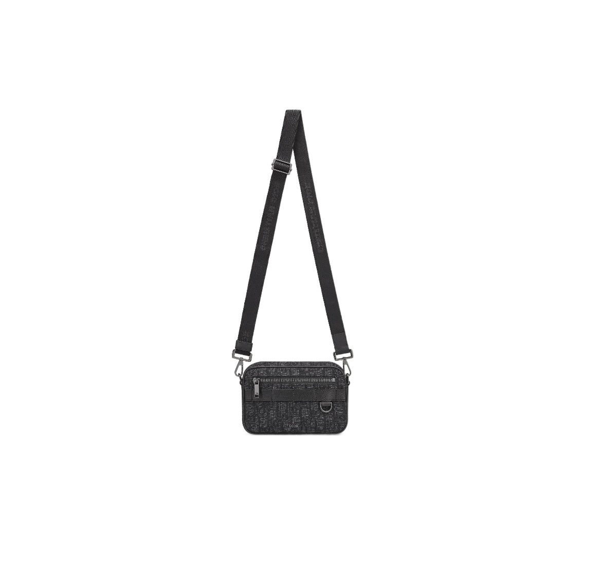 Dior Mini Safari Bag With Strap Black Dior Oblique Jacquard Men