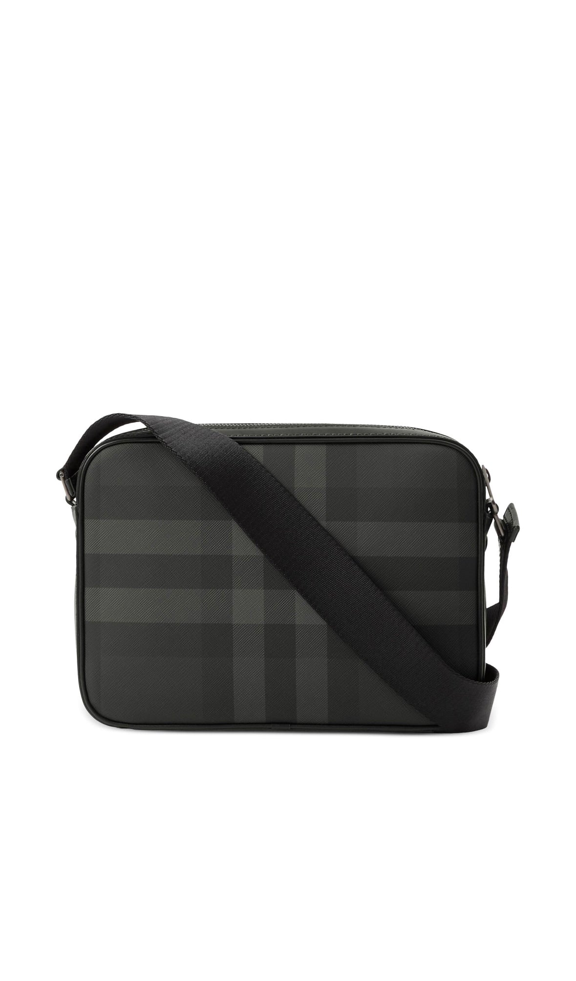 Burberry
logo-lettering check-pattern messenger bag