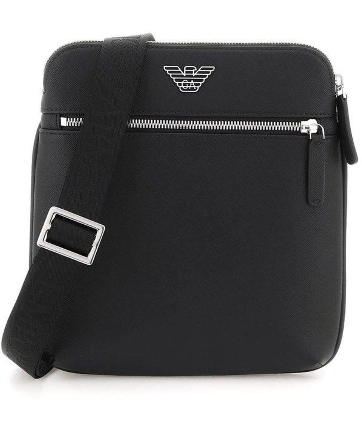 Emporio Armani
Regenerated-leather Shoulder Bag With Eagle Pate