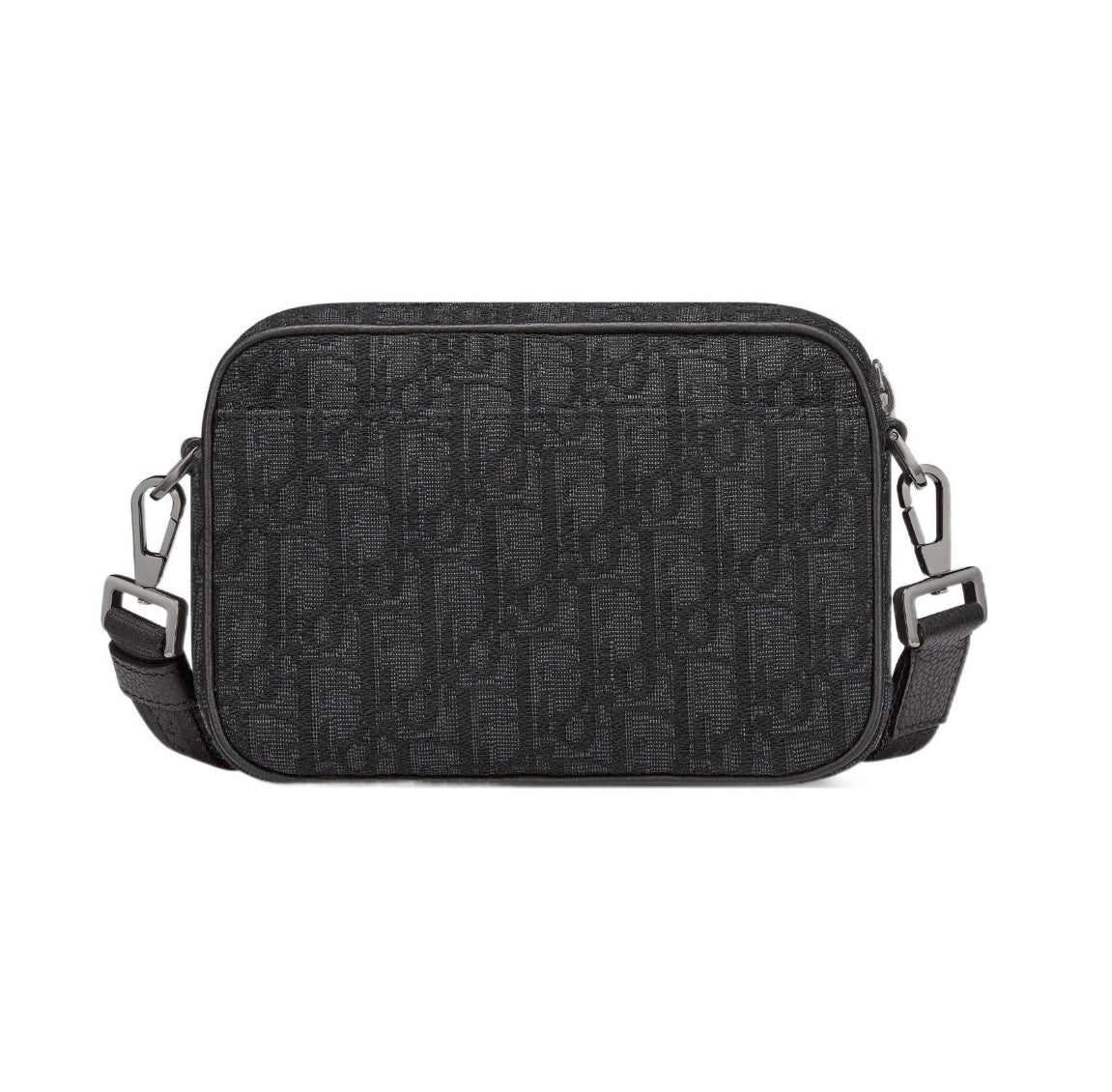 Dior Mini Safari Bag With Strap Black Dior Oblique Jacquard Men