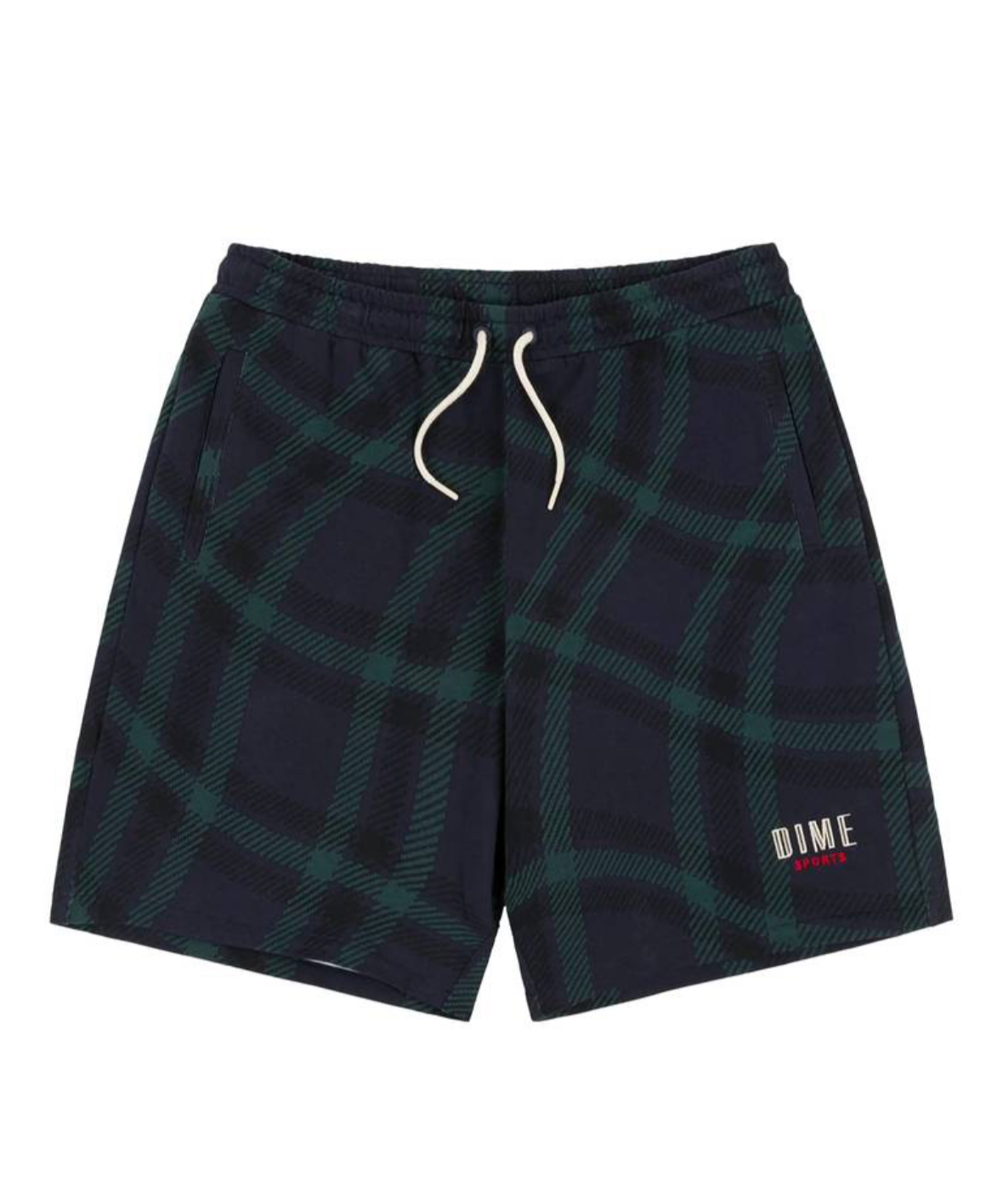 Dime Plaid Shorts 'Navy'