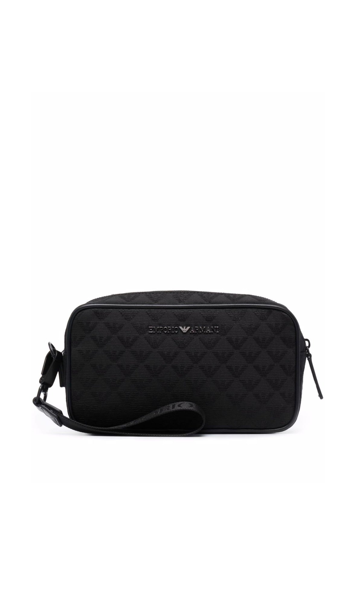 Emporio Armani
logo-plaque zipped clutch bag