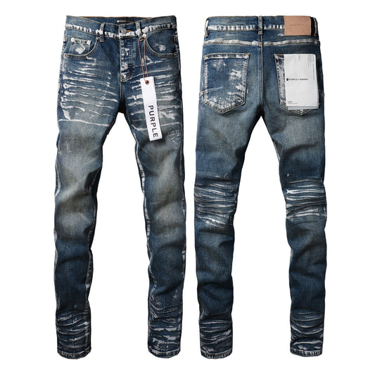 Purple slim fit jeans