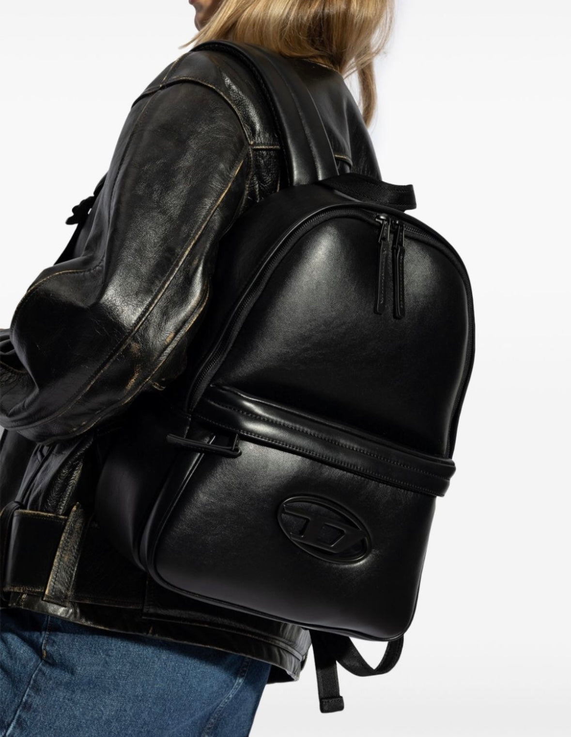 Diesel
Holi-D faux-leather backpack