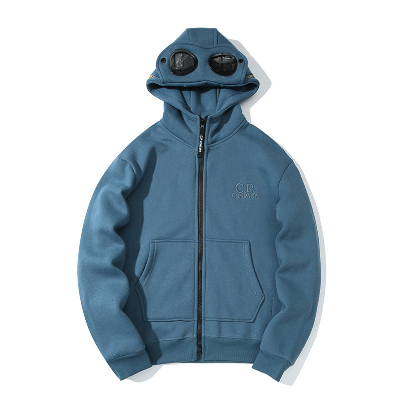 C.P. Company Zip-Up Hoodie with Goggles