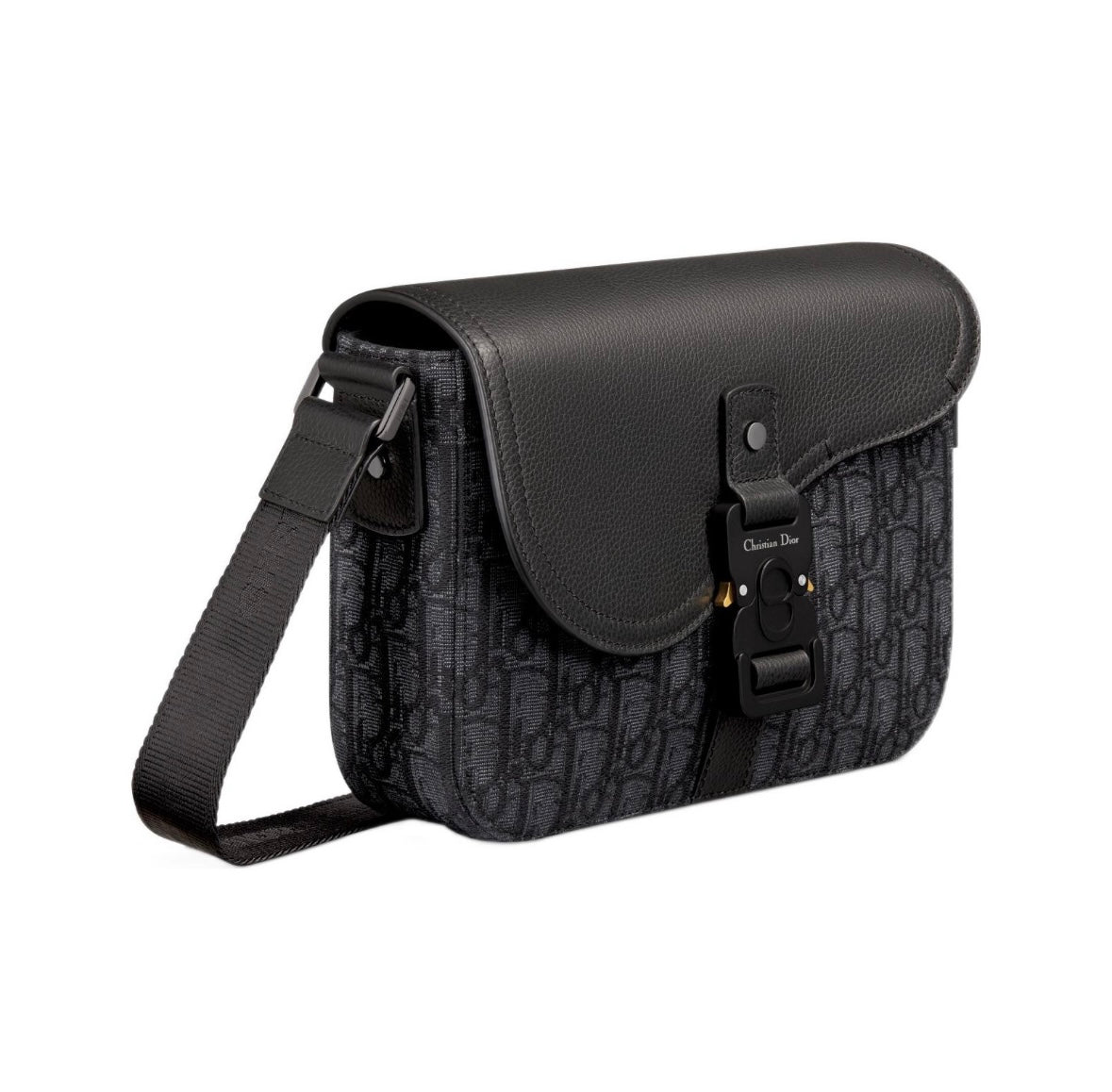 DIOR Saddle Bag Black Grained