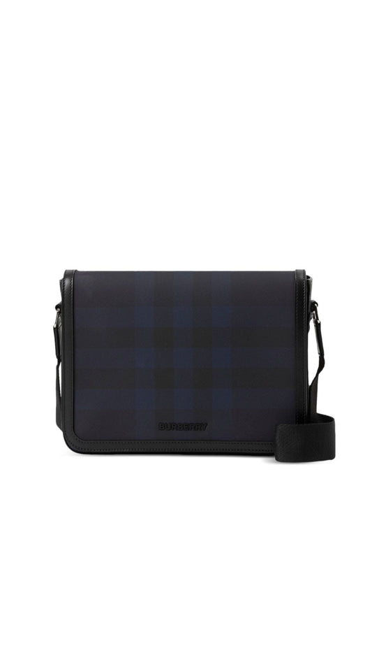 Burberry
Alfred check-print messenger bag