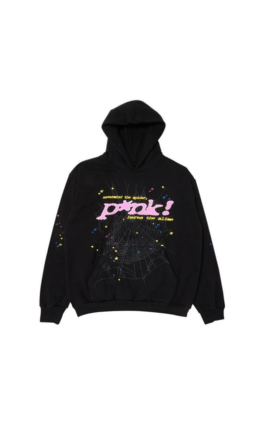 Sp5der Punk Hoodie 'Black'